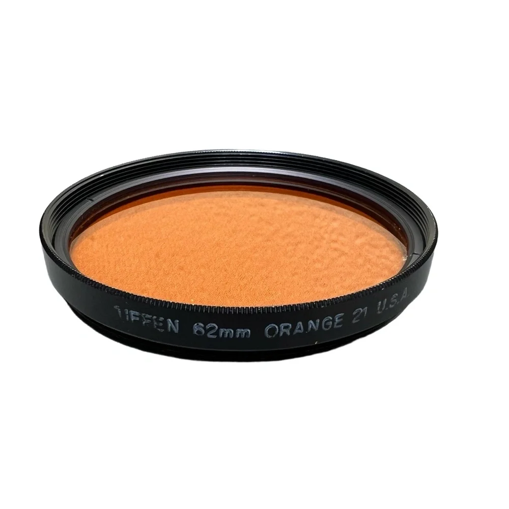 Tiffen 62mm Orange #21 Camera Filter USA Glass Screw On Excellent Condition